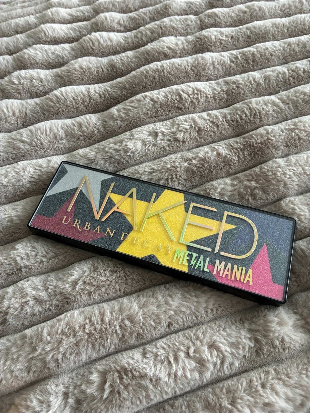 Urban Decay Naked Metal Mania Eyeshadow Palette - Yellow, Pink, Green, Black